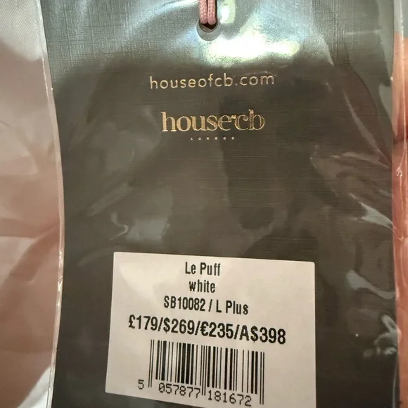 House of CB White Le Puff size L Plus (Fuller Cup) - Picture 3 of 4